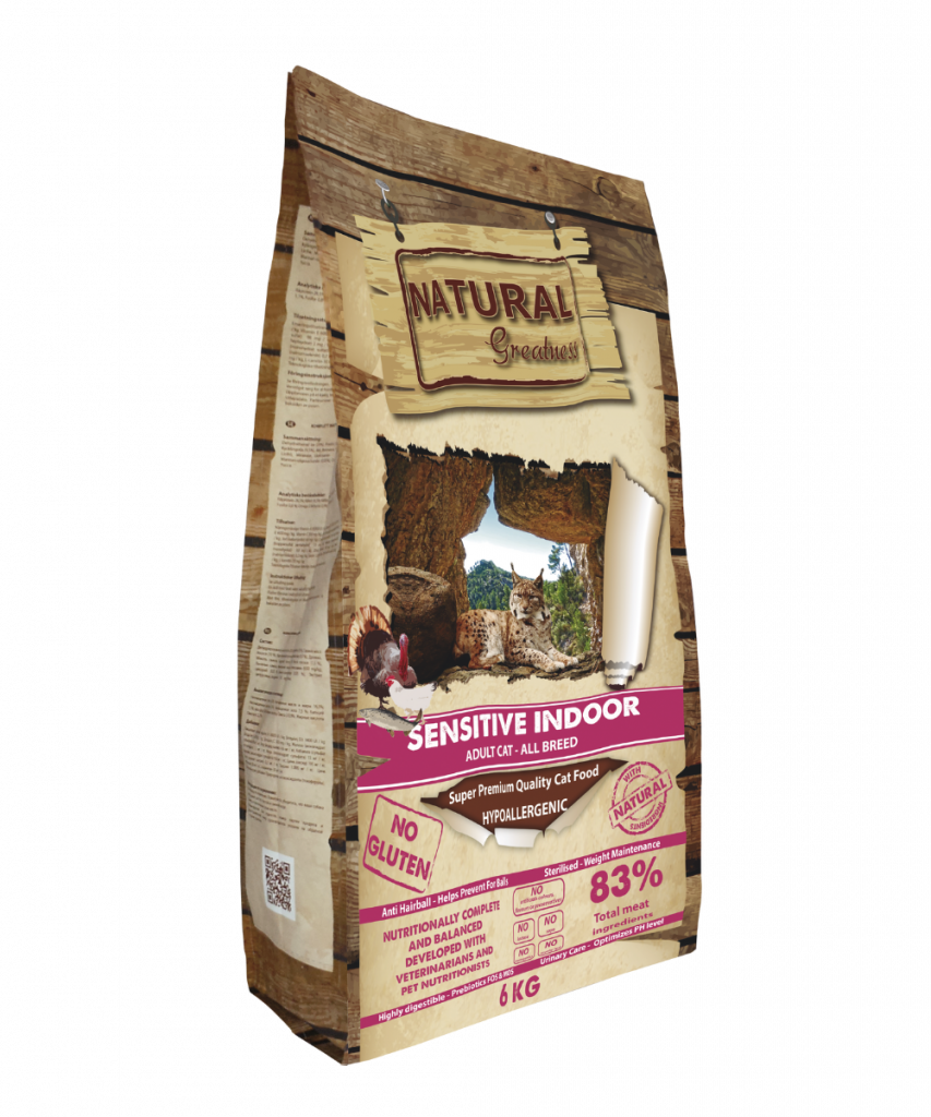 Pienso seco para gatos Sensitive indoor 6kg