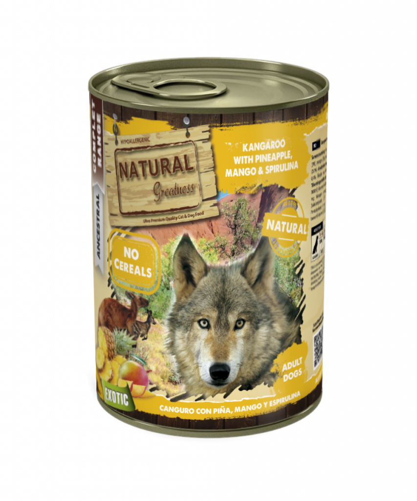 Natural Greatness Canguro con Piña y Espirulina 400gr