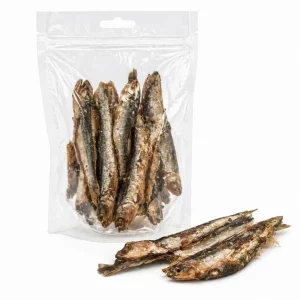 Snack Natural para Perros y Gatos | Boquerón Entero Deshidratado