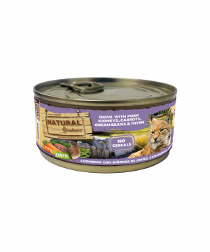 Codorniz con riñones de cerdo, zanahoria, judías y tomillo 170G