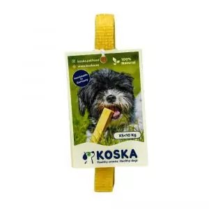 Barra de Queso KOSKA: Snack Natural Duradero para Perros